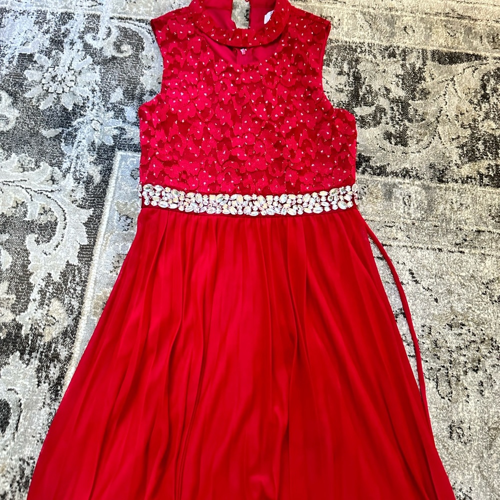 Speechless formal kids red dress